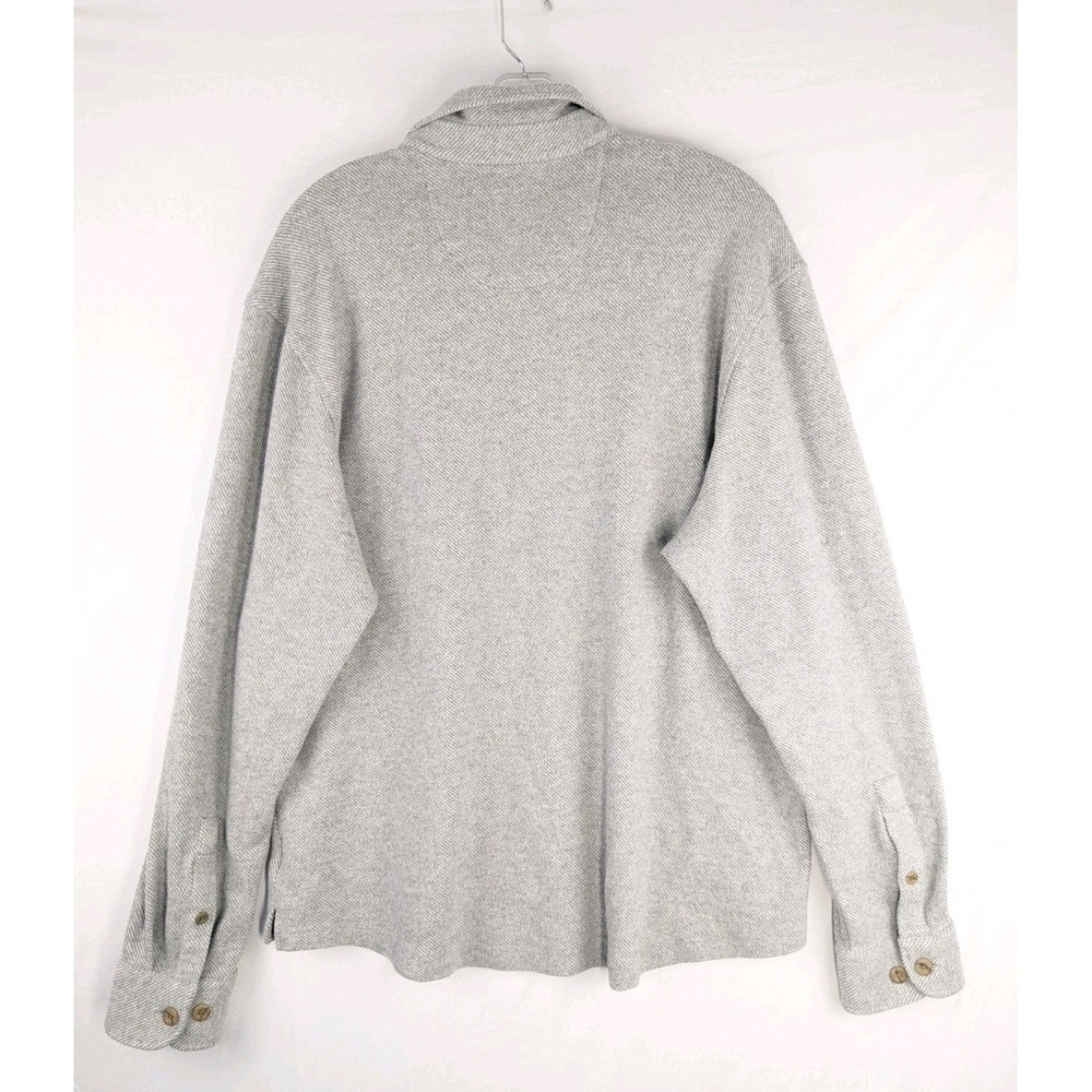 Johnnie-O Middleton Cotton Stretch Knit ‎ Pullover Mens XL Light Gray - Picture 2 of 10